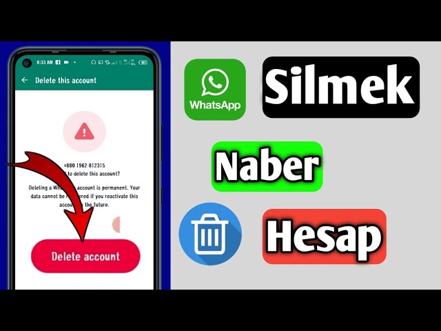 whatsapp hesap silme linki