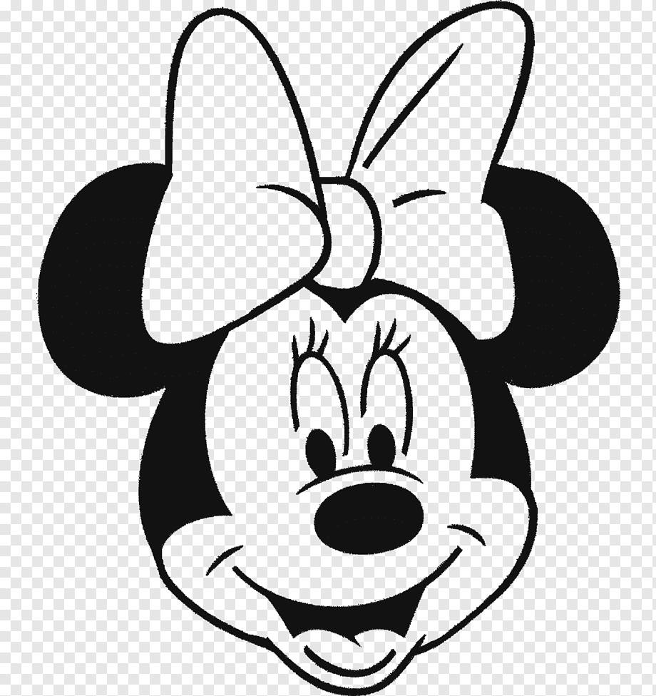 dibujo para pintar minnie