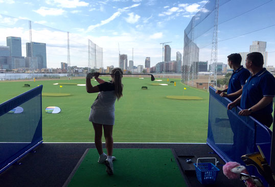 topgolf canary wharf