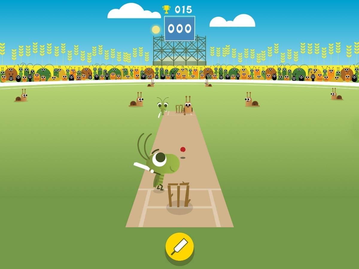 google doodle games cricket