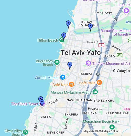 google maps tel aviv