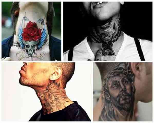 imagenes de tatuajes para hombres en el cuello