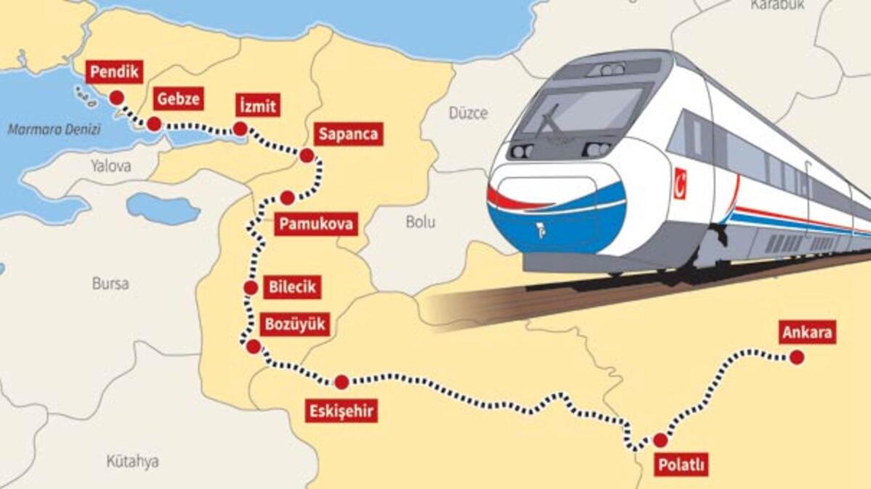 ankara istanbul yüksek hızlı tren yht