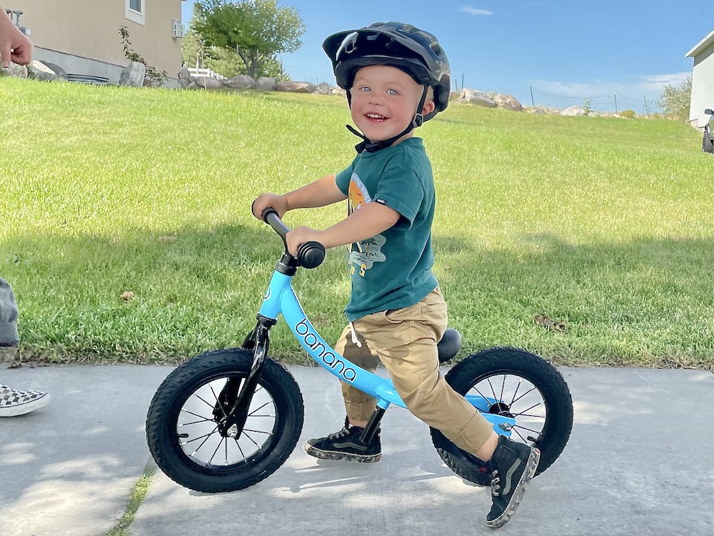 banana balance bike