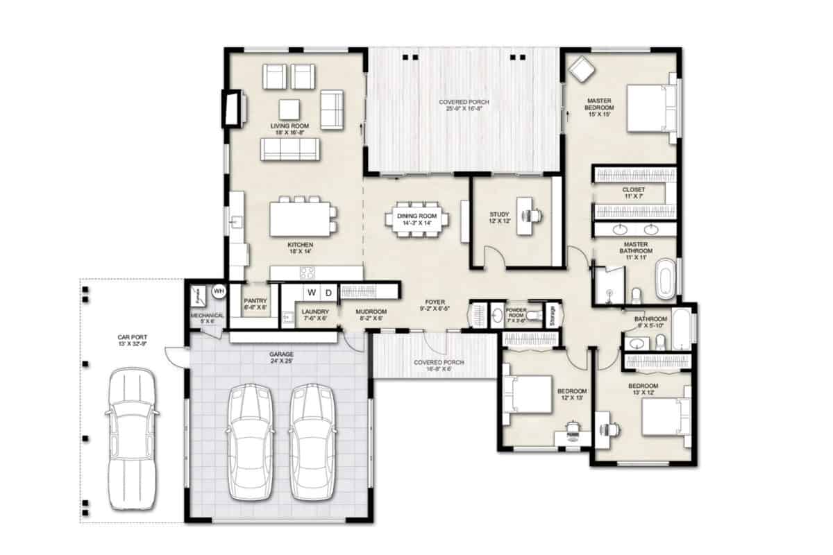 modern house floor plans