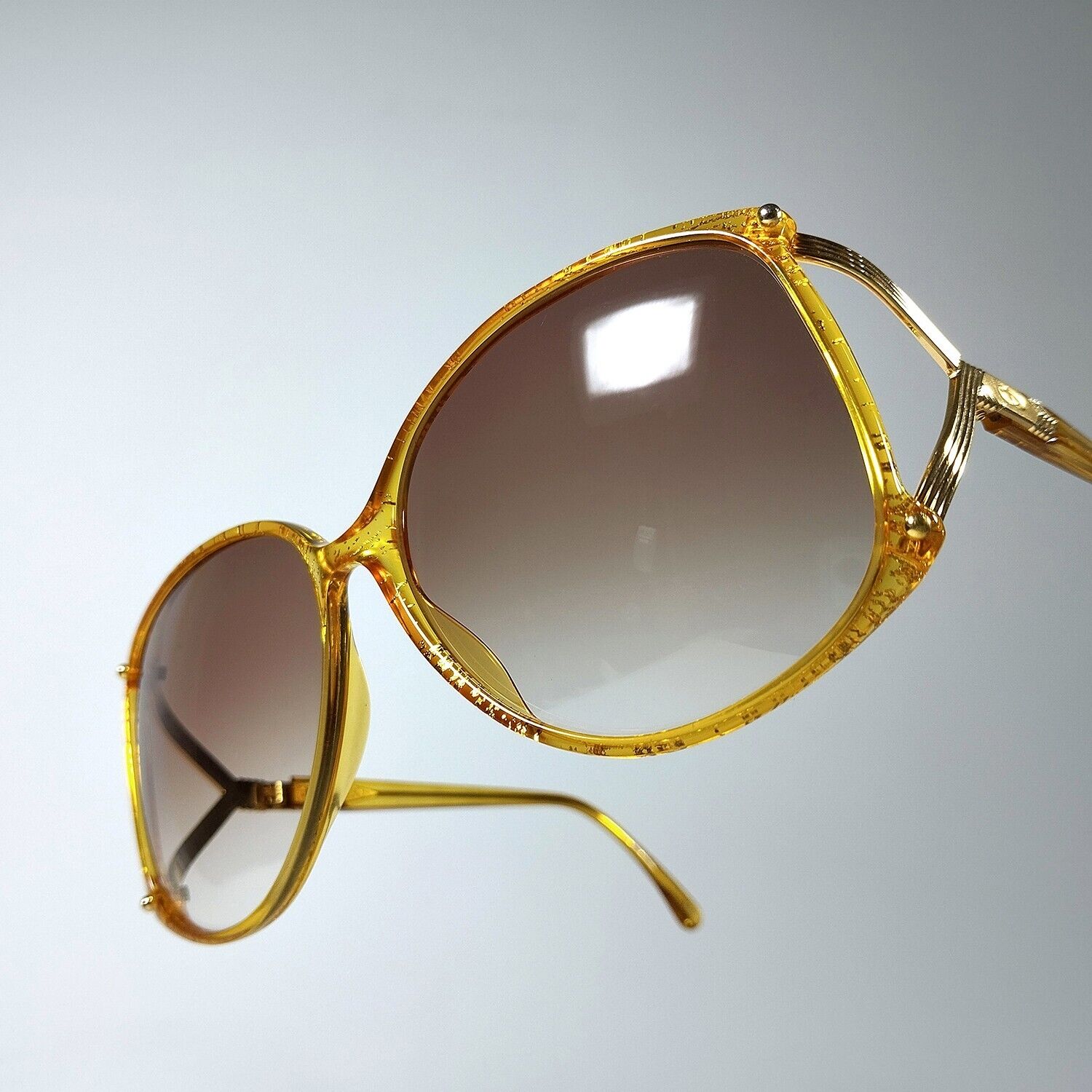 gold christian dior sunglasses