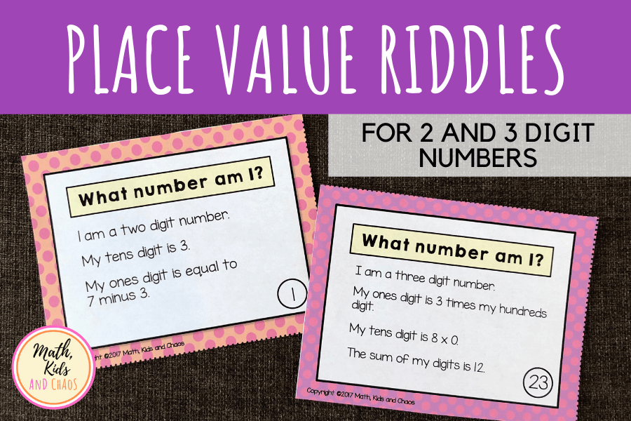 place value riddles