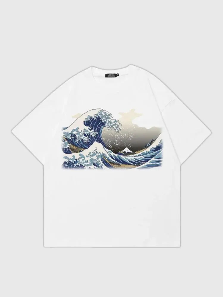 japanese wave shirt