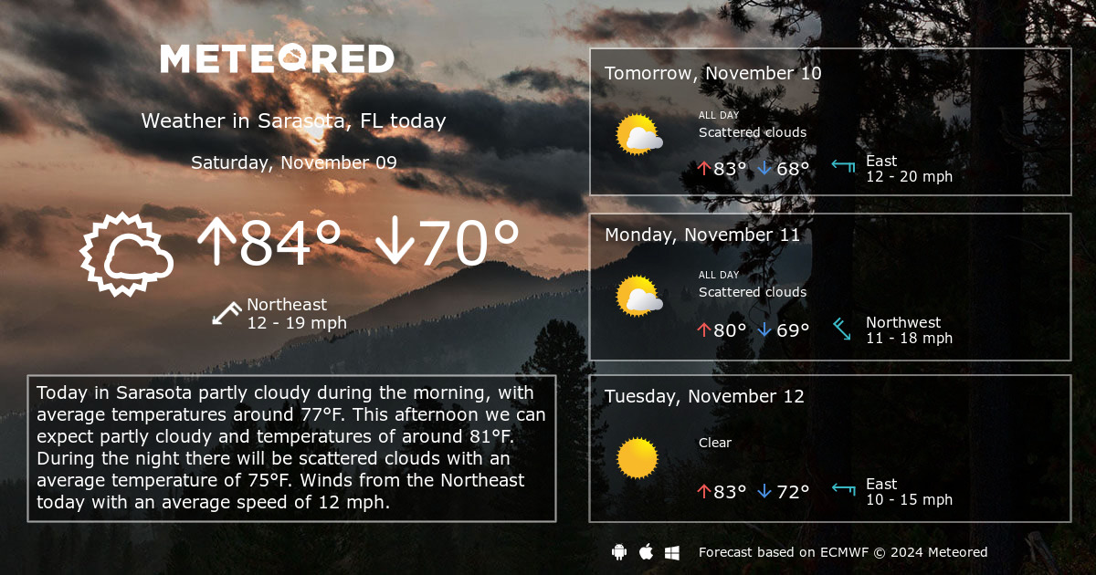 forecast for sarasota florida