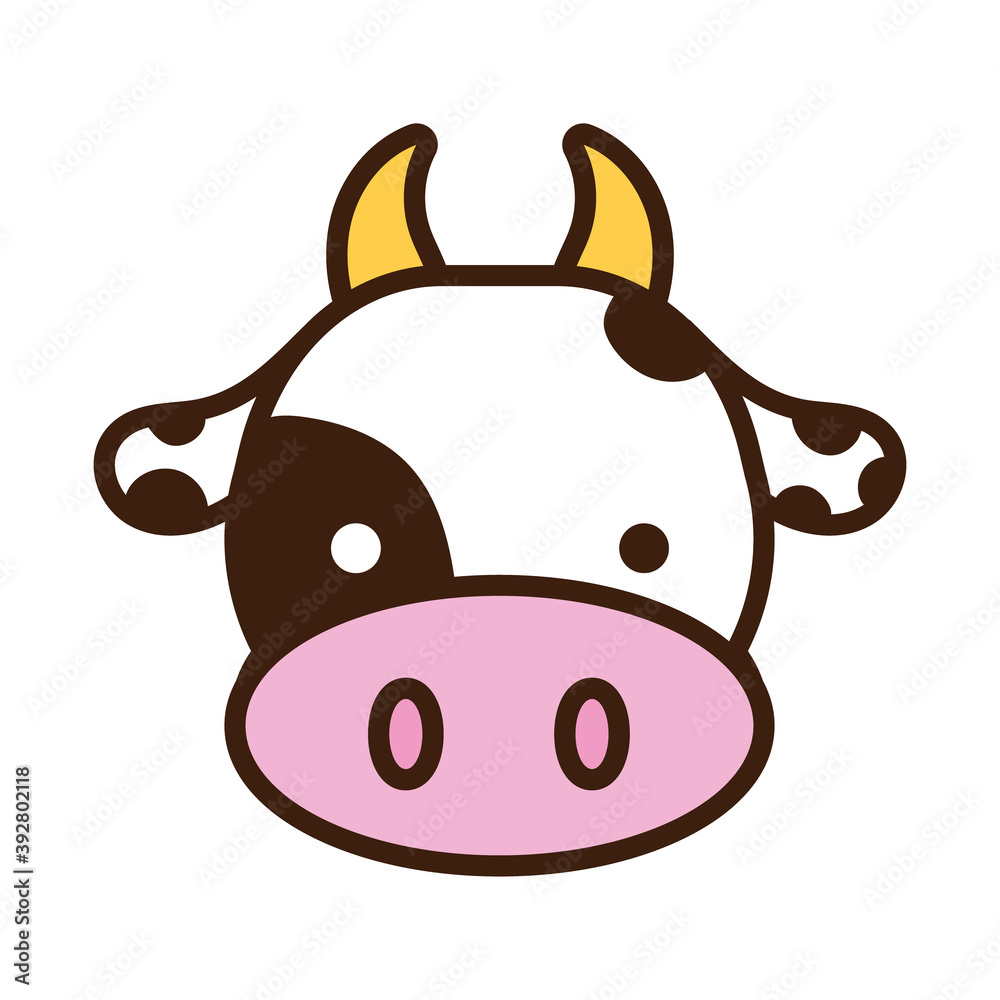 kawaii cow