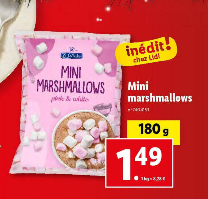 mini marshmallows - lidl