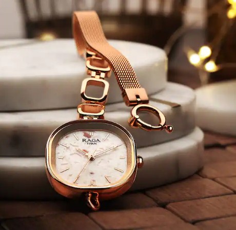 titan raga strap watches