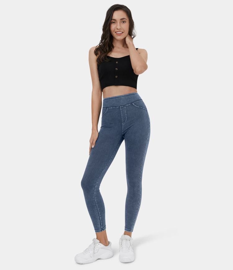 halara denim leggings