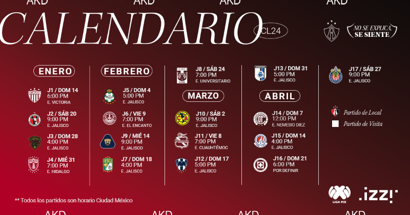 partidos de atlas fútbol club