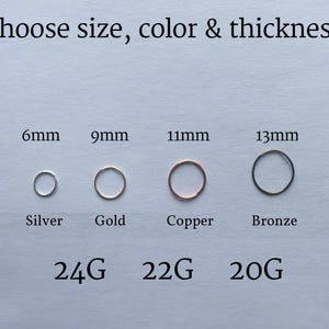 typical nose ring gauge size