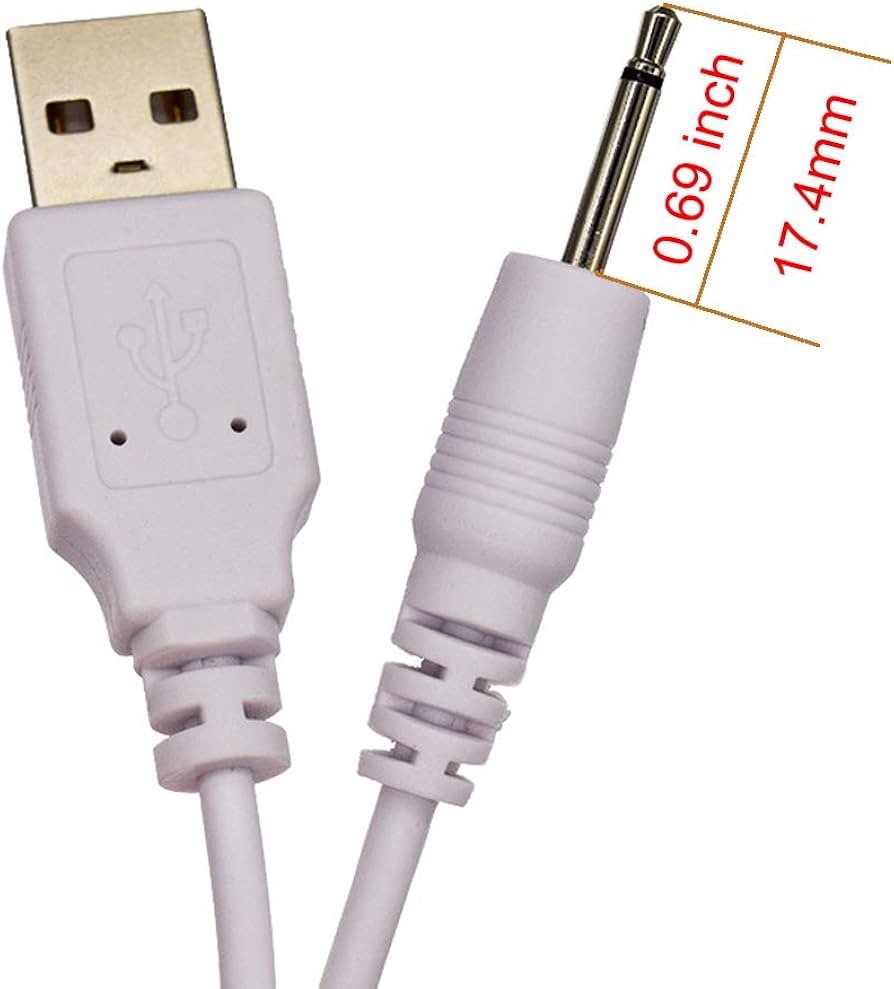 usb charge cable to dc 2.5 mm plug jack