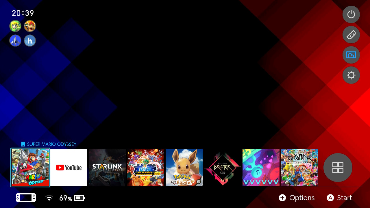 themes on nintendo switch