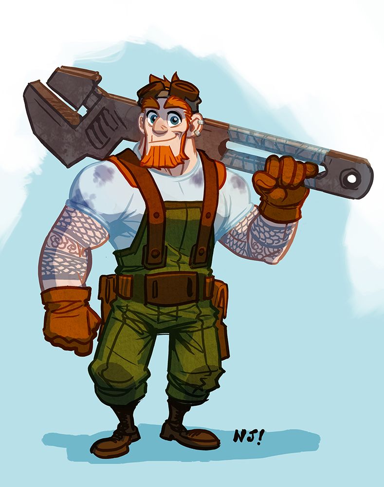 mechanic character design