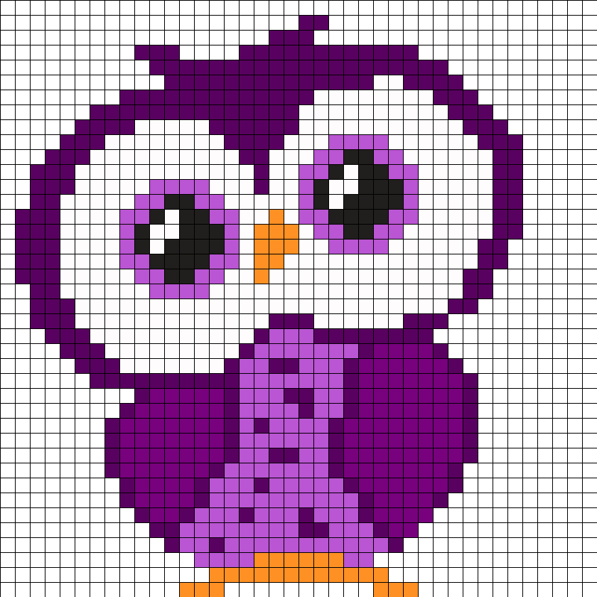 owl perler bead pattern