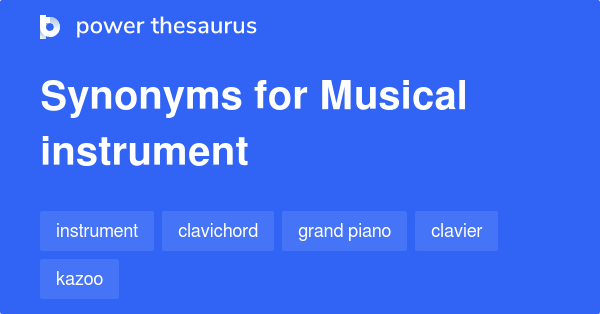 instrument thesaurus