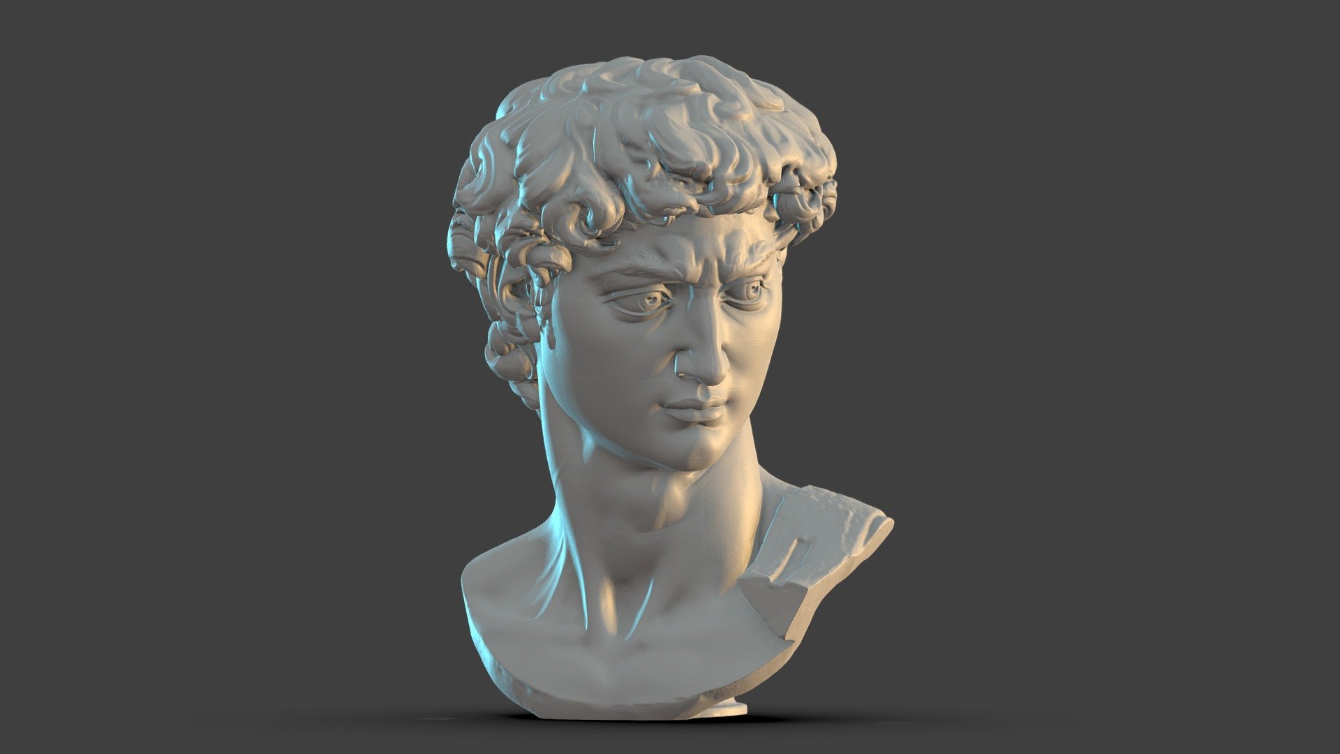 michelangelo david 3d model