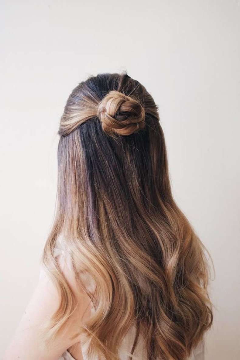 ideas de peinados cabello suelto