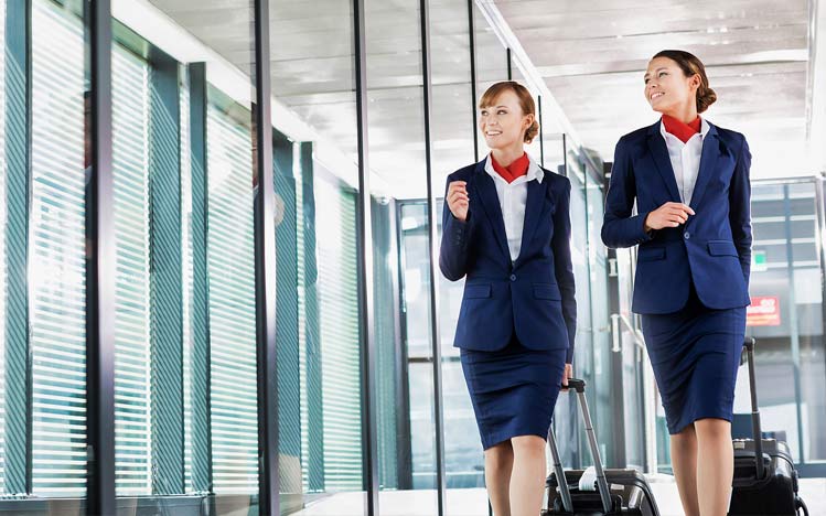 international flight attendants