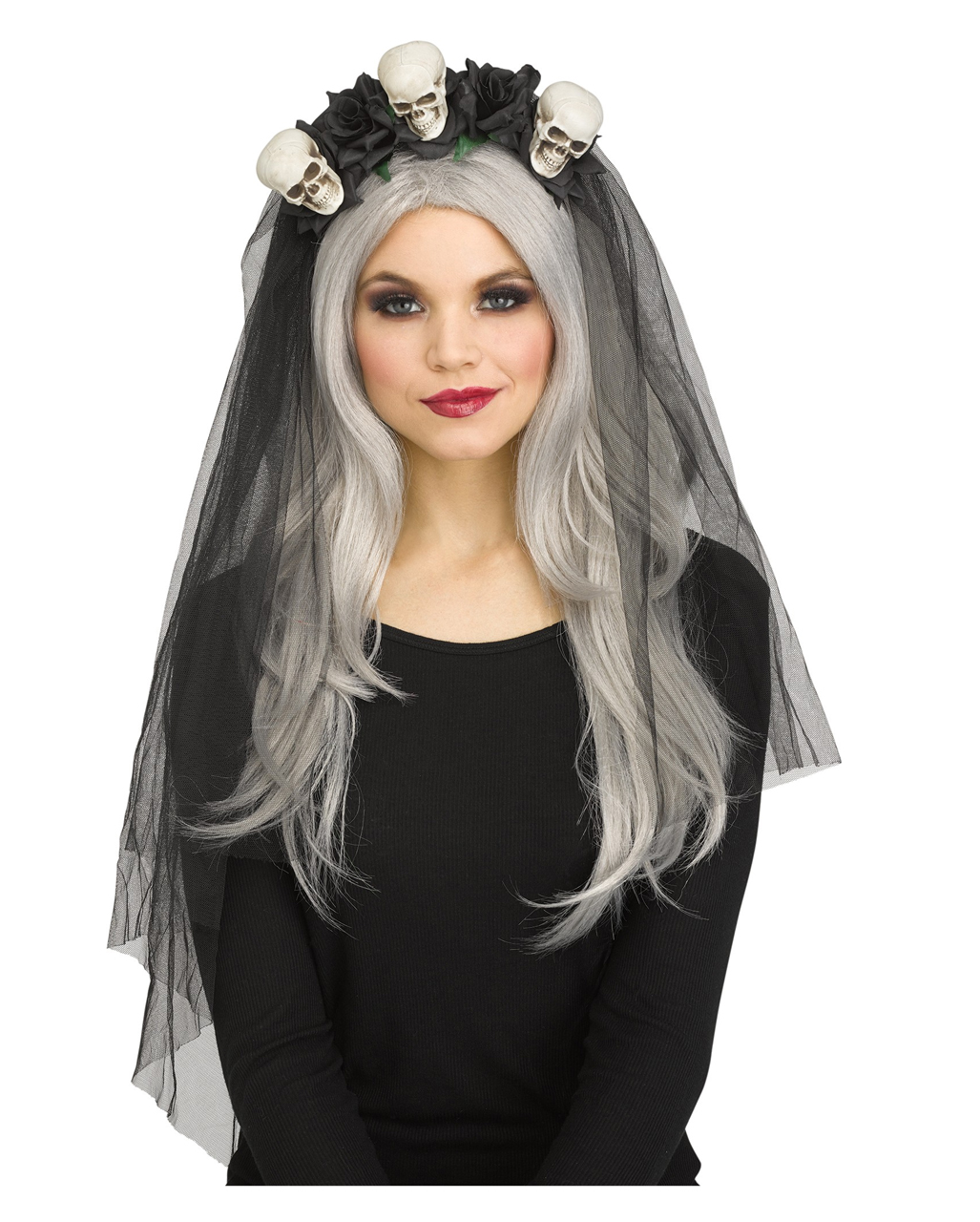 black veil for halloween