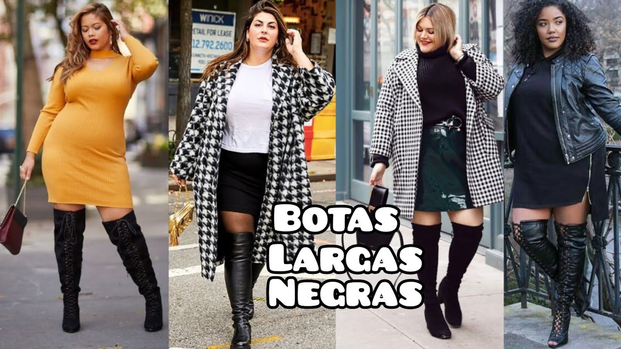 botas largas para gorditas