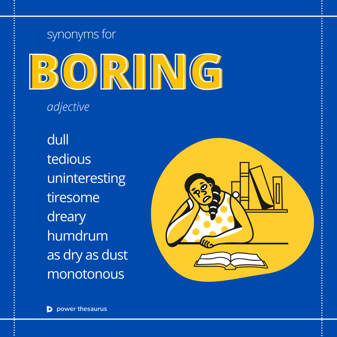 synonym boring