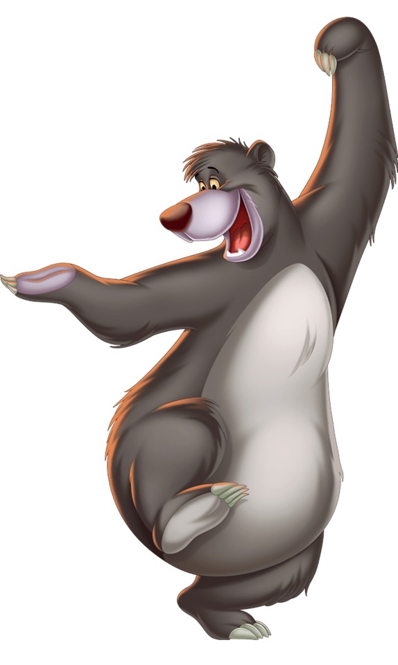 baloo the bear in the jungle book