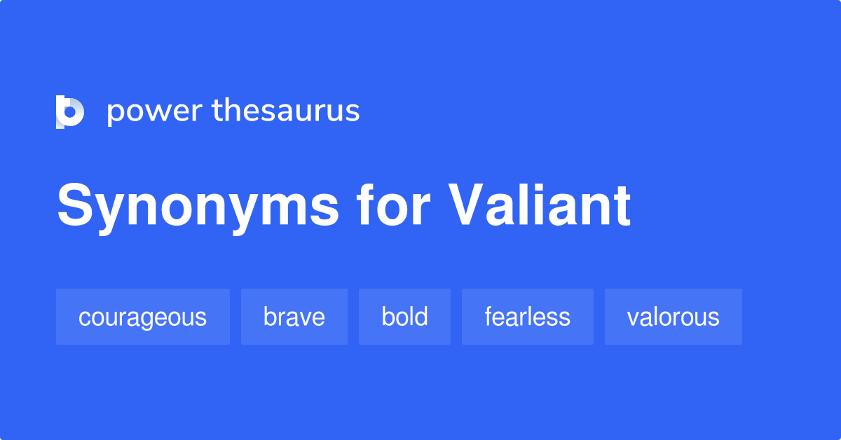 valiant synonyms