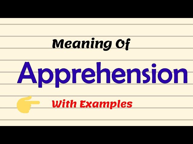 apprehensive meaning in urdu