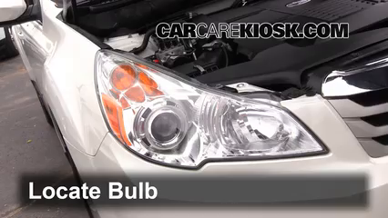 how to change a headlight on a subaru outback