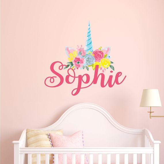 personalised name wall stickers