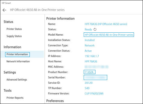 hp serial number check