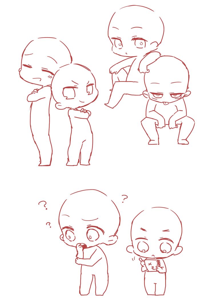 adorable chibi poses reference