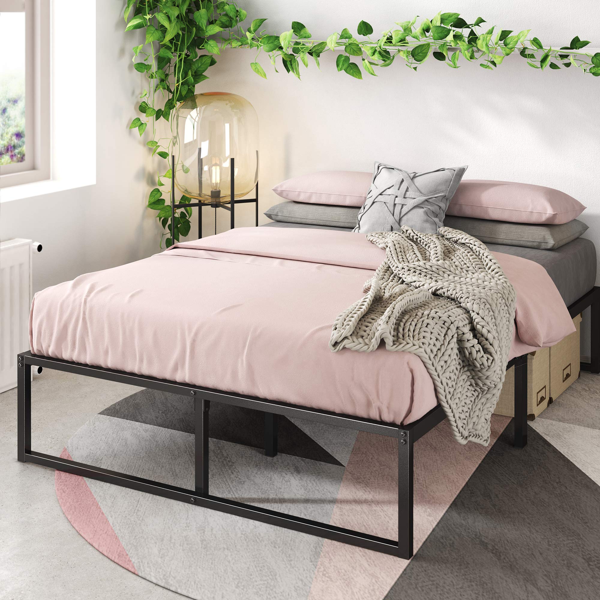 zinus queen bed frame