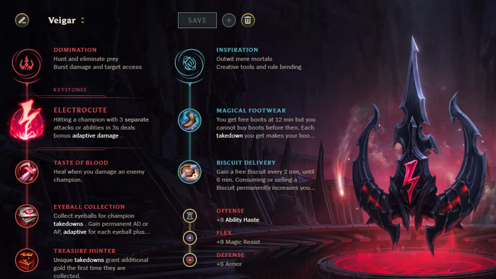 veigar runes