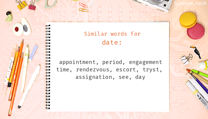 another word for date