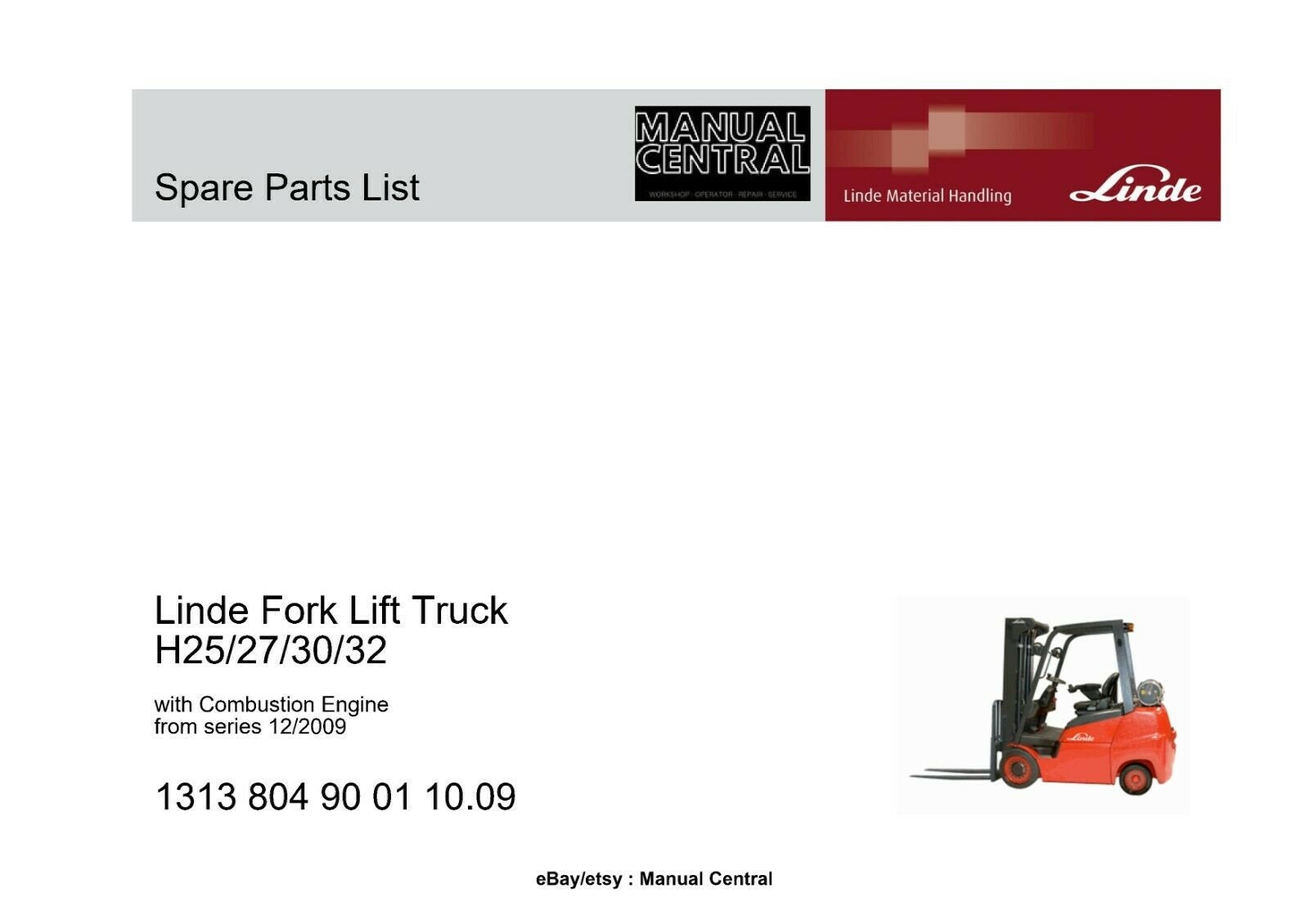 linde forklift parts