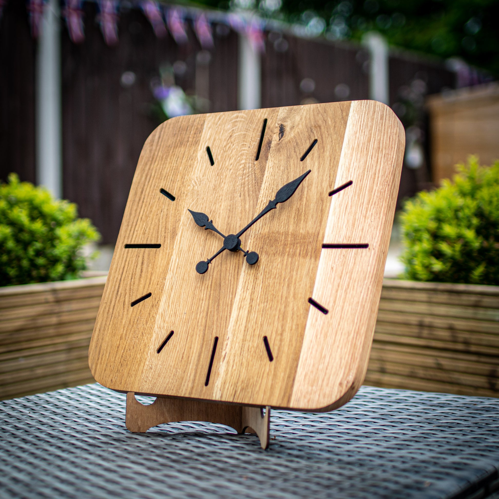 designer wooden wall clock