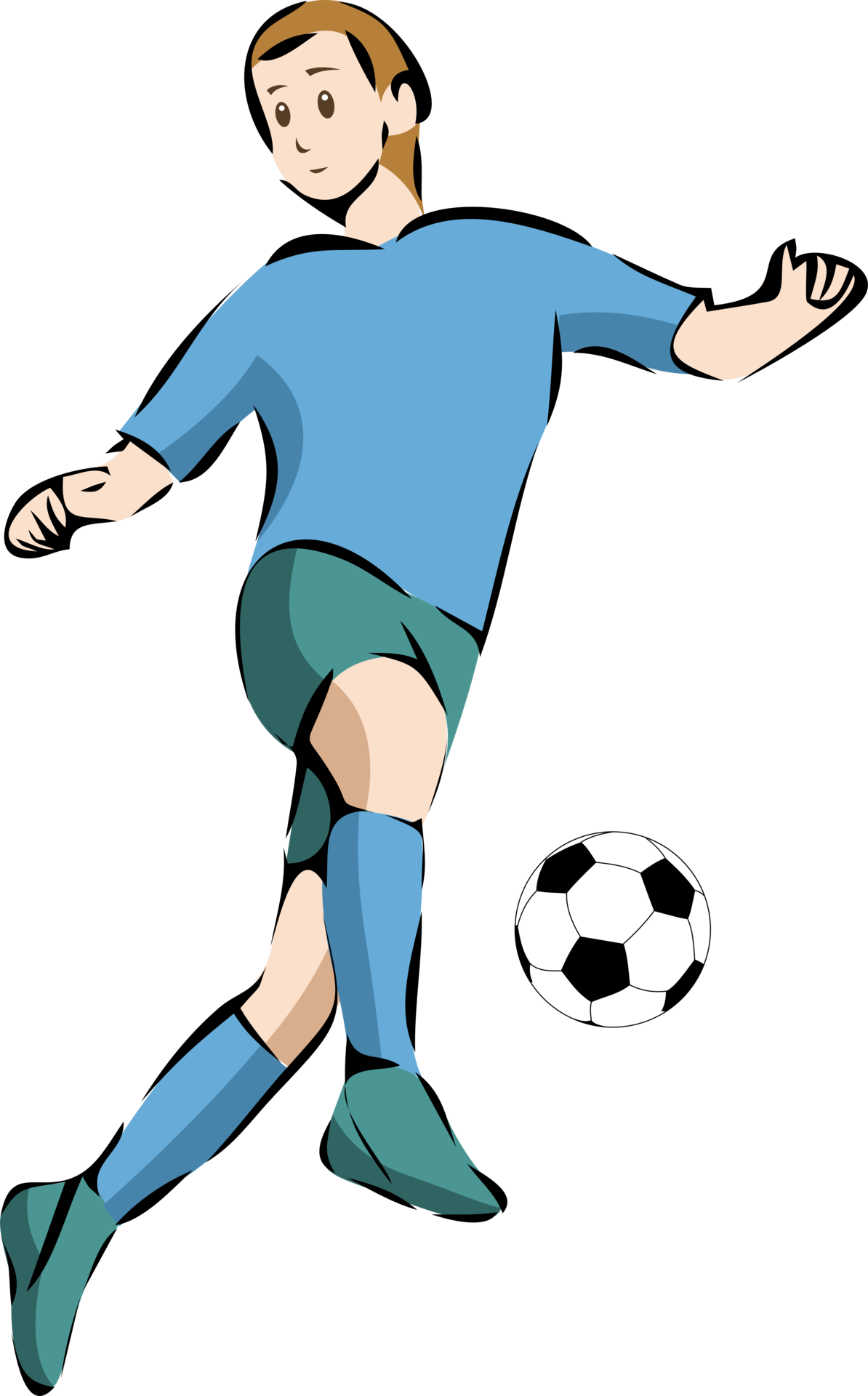 footballeur clipart