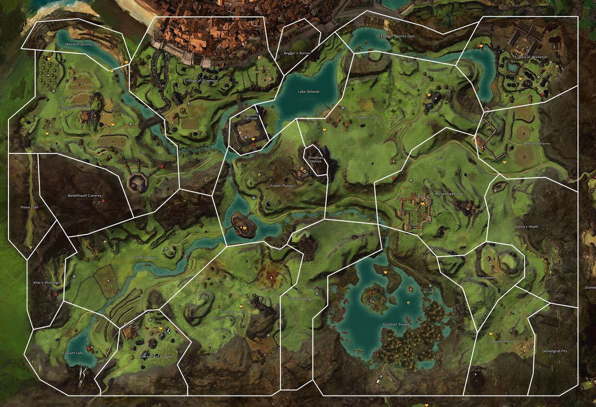 guild wars 2 hero points map