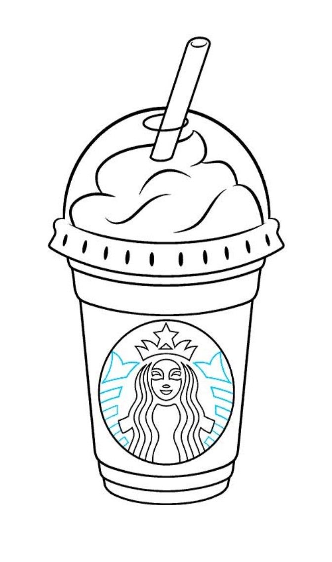 dibujos de starbucks fáciles