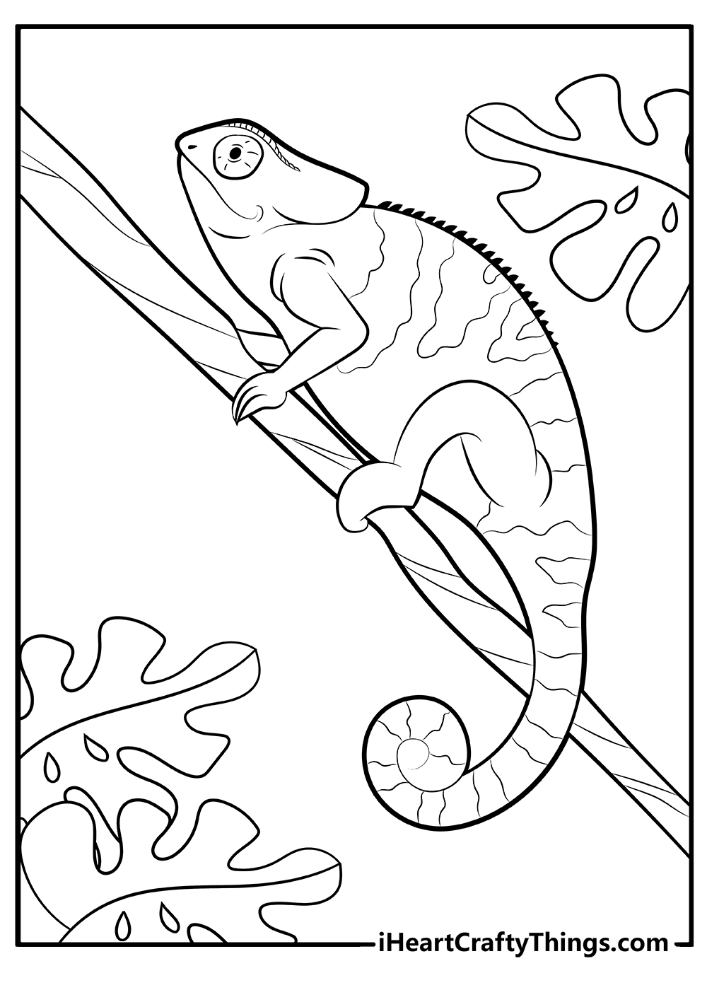 realistic lizard coloring pages