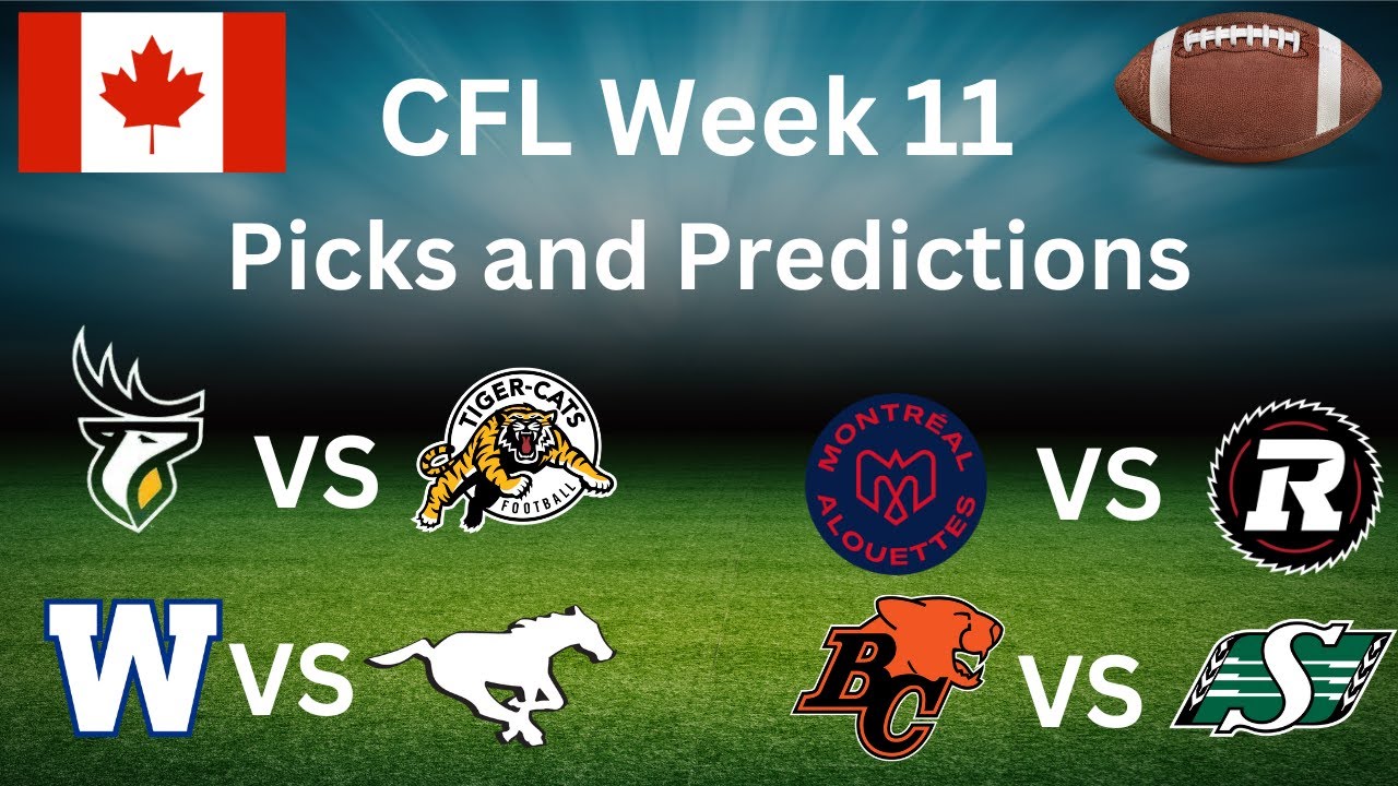 cfl week 11 predictions 2023