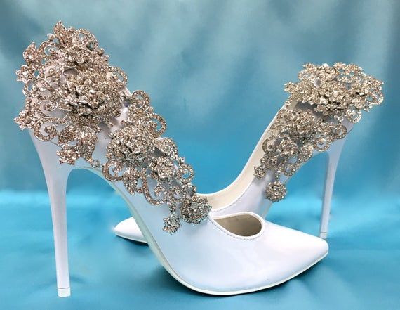 bridal shoe clips