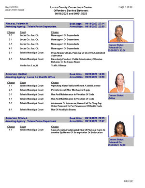 toledo lucas county booking