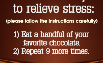 chocolate stress reliever quotes